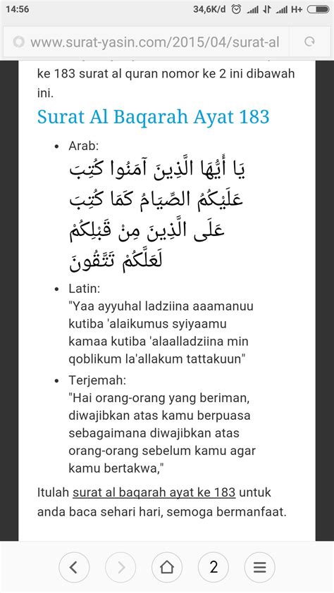 Surat Al Baqarah Ayat Beserta Artinya Soal Baru Sexiz Pix