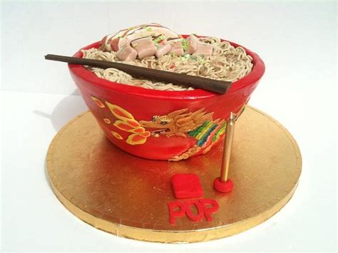 Pork And Noodles Birthday Cake Decorated Cake By Jo Tan Cakesdecor