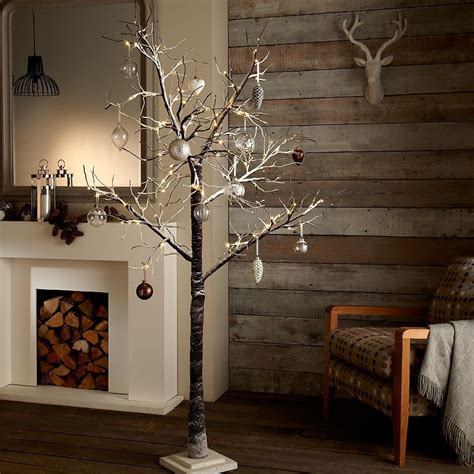 John Lewis Prelit Snowy Paper Christmas Tree Led Xmas Lights White