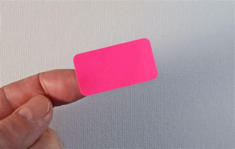 Fluorescent Pink Labels 1 58 X 78 50 Sheets P15878