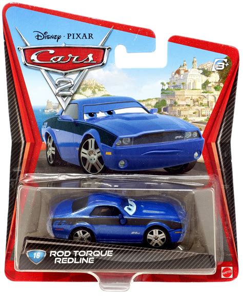 Disney Pixar Cars Cars 2 Main Series Rod Torque Redline 155 Diecast Car