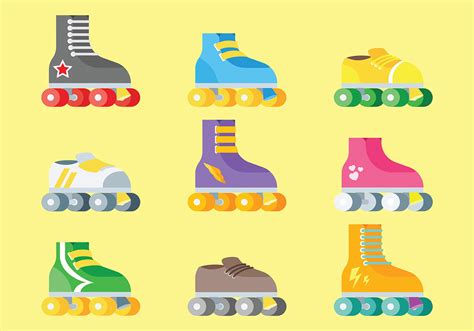 Free Roller Derby Icons Vector 130554 Vector Art At Vecteezy