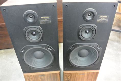 Pair Of Kenwood Jl 707 3 Way Floor Speakers