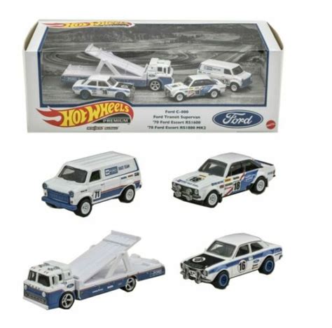 Hot Wheels Premium Collector Set Ford Race Team 2021 For Sale Online Ebay