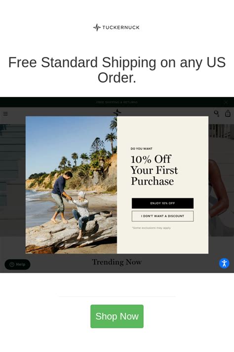 Free Standard Shipping On Any Us Order In 2022 Tuckernuck Coupons