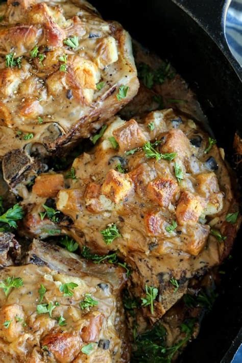 Baked Pork Chops And Stuffing • Easy Recipe • A Farmgirls Dabbles