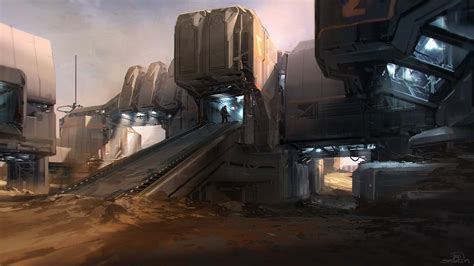 Halo 4 Mp Complex Sparth Nicolas Bouvier Sci Fi Concept Art