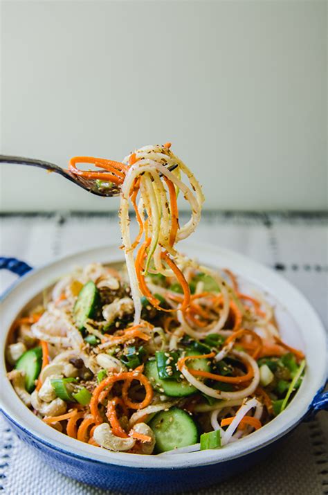 Solet S Hang Out Daikon And Carrot Noodle Salad With Sesame Ginger