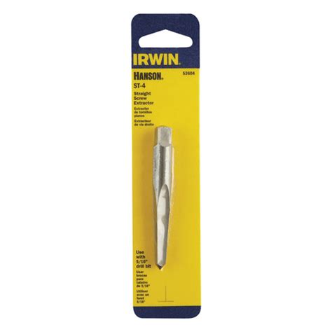 Irwin 53604 Xcp3 Straight Screw Extractor Hanson 516 S X 516 D
