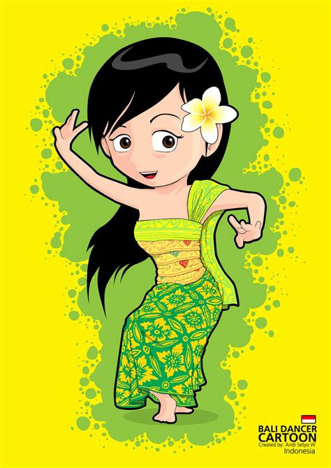 Bali Dancer Cartoon By Openlite On Deviantart