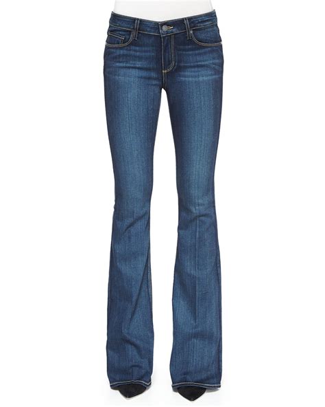 Paige Denim Skyline Mid Rise Boot Cut Denim Jeans Vista