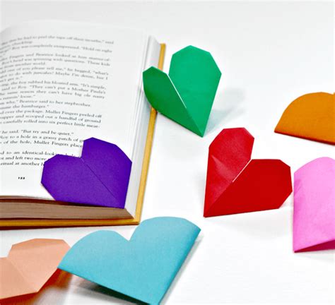 Heart Bookmarks Even Origami Beginners Can Make Origami Blog 2019