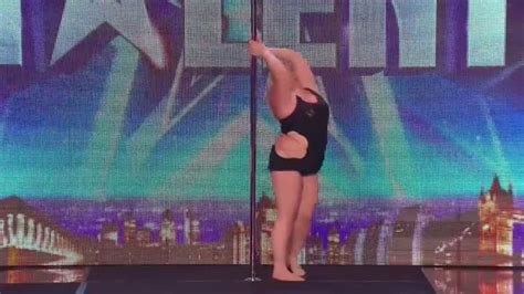 A Pole Dancing Masterclass From Emma Haslam Britains Got Talent 2014