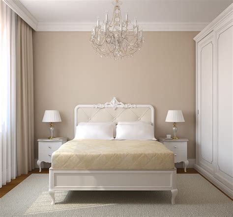 Premium Photo Classical Bedroom Interior 3d Render