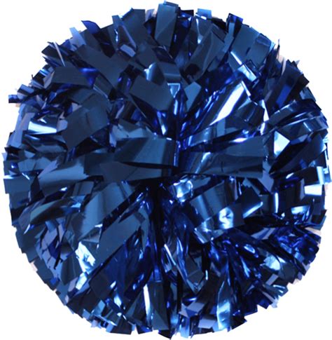 Metallic Royal Blue Pom Cheerleading Blue Pom Pom Clipart Large