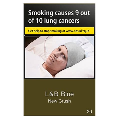 L And B Blue New Crush Cigarettes 20 Pack Tesco Groceries