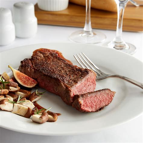 Warrington Farm Meats 10 Oz Frozen New York Strip Steak 16 Case