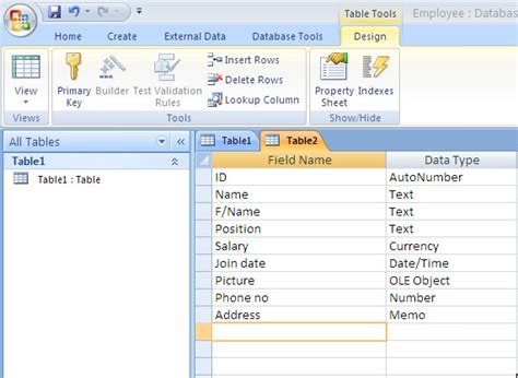 Database In Access Create A Database In Access Microsoft Access