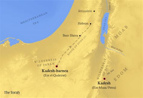 Solving The Problem Of Kadesh In The Wilderness Of Paran