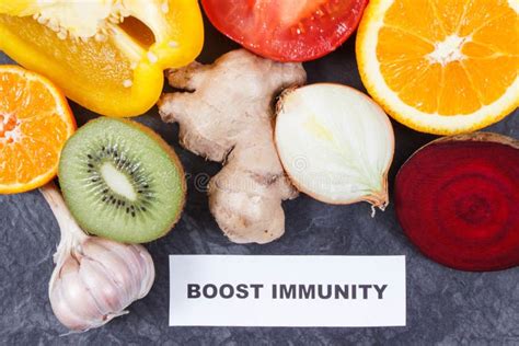 Fruits And Vegetables Containing Vitamins And Minerals Natural Immune