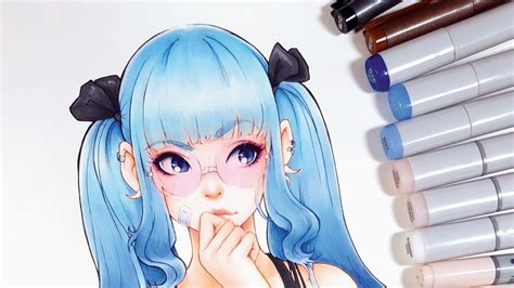 Create A Character Using Copic Markers Copic Marker Art Copic Marker