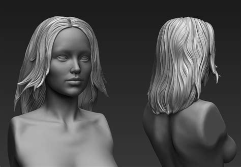 Zbrush Hair Sculpt 04 3d Model