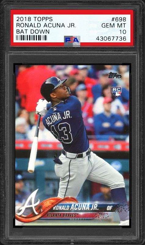 Auction Prices Realized Baseball Cards 2018 Topps Ronald Acuna Jr Bat