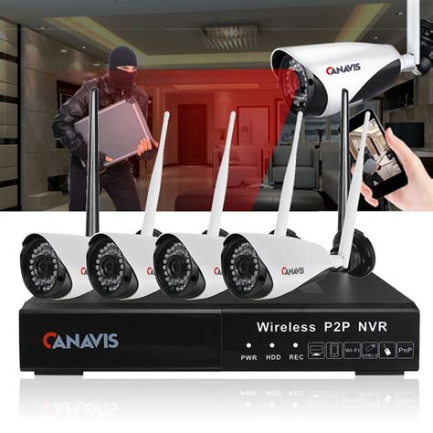 For more info on home security, and to compare cameras, check our our best security cameras and best home security systems. Waterproof IP66 720P 4CH NVR Wireless WiFI IP CCTV Security Camera… | Security cameras for home ...