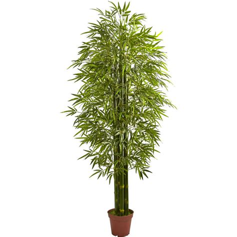 Nearly Natural 7ft Artificial Bamboo Tree Indooroutdoor Walmart