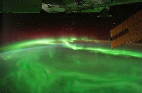 The Aurora Borealis As Seen From Space Taken From The Iss Photorator