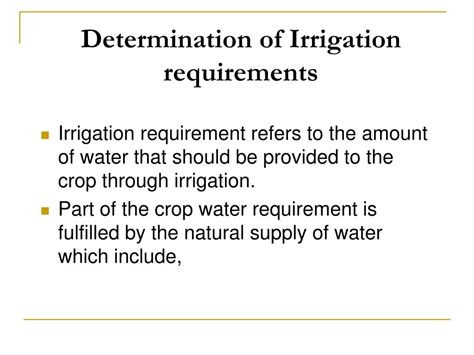 Ppt Principles Of Irrigation Powerpoint Presentation Free Download