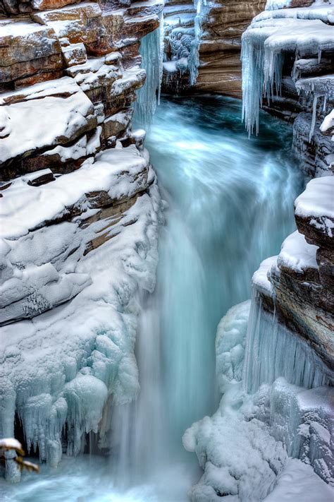 Frozen Waterfall Photograph By Gcoles Fine Art America