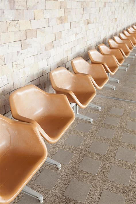 Brown Plastic Chairs On Public Area 1935827 Stock Photo At Vecteezy