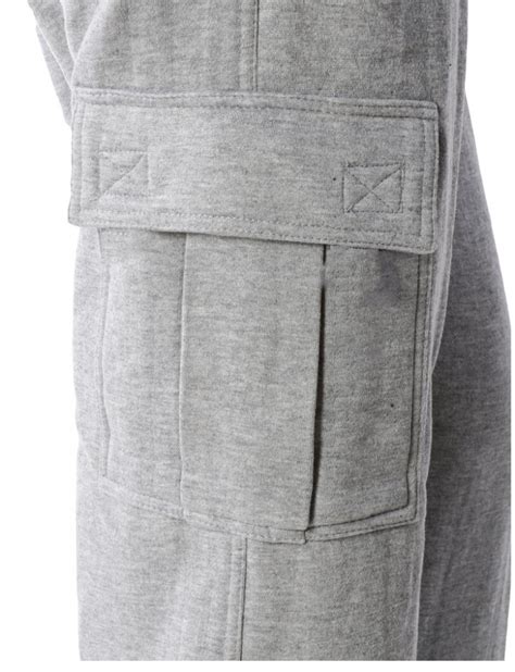 Renegade Sportswear Mens And Big Mens Cargo Pocket Fleece Sweatpants