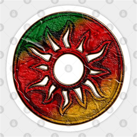 Ancient Symbol Of The Sun Ancient Symbol Of The Sun Sticker