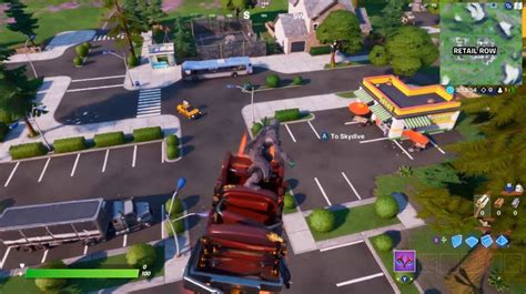 Fortnite Drive A Car From Retail Row To Pleasant Park In 4 Minutes