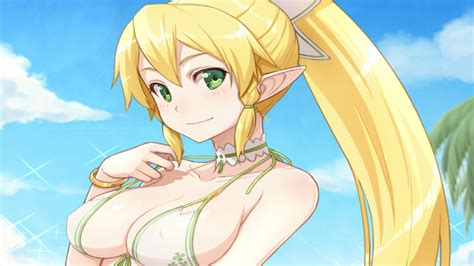 Leafa From Sword Art Online Gets A Sexy Bikini Figure