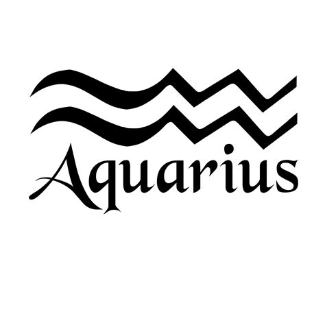 Aquarius Zodiac Symbol