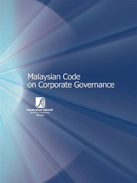 The malaysian code on corporate governancewas developed by the working group on bestpractices in corporate governance (jpk1) andsubsequently approved by the high levelfinance committee on corporate governance.jpk1 was chaired by the chairman of thefederation of public. Malaysian Code on Corporate Governance 2017 | Corporate ...