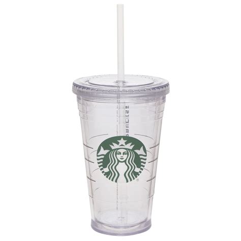 Free 2 Day Shipping Buy Starbucks 16 Ounce Clear Tumbler With Straw At Copo