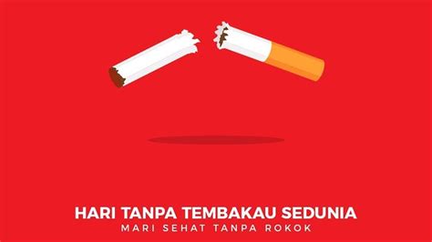 Poster Hidup Sehat Tanpa Asap Rokok Lukisan
