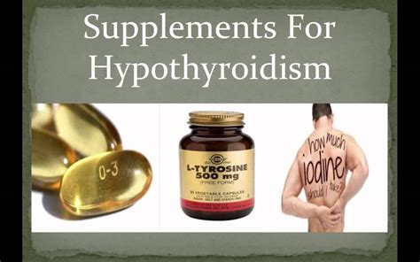 Supplements For Hypothyroidism Youtube