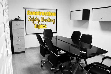 26 Ready To Follow Ideas For Construction Safety Meeting Topics The