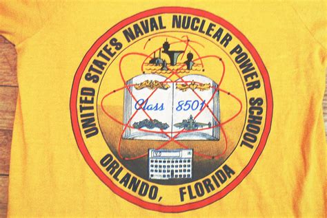 United States Naval Nuclear Power School Orlando Florida Seal Logo Atom