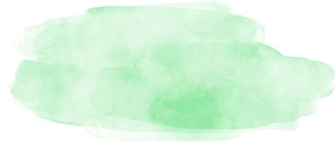 Green Mint Watercolor Splash And Brush Stroke Clipart Collection For