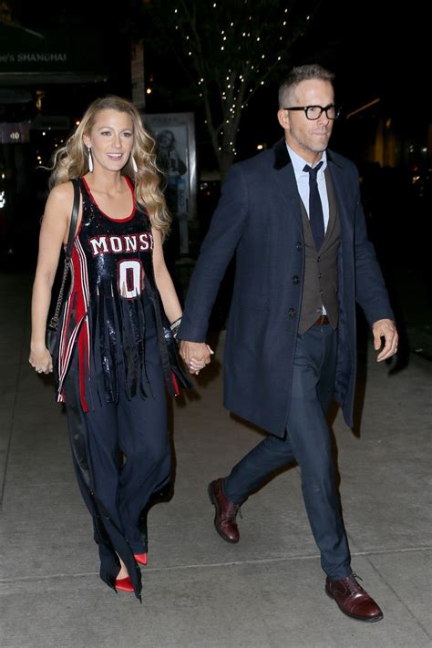 This is why we all love blake lively and ryan reynolds. Blake Lively Stuns in Bedazzled Jersey, Holds Hands With ...