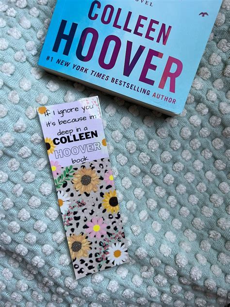 Colleen Hoover Bookmark Etsy