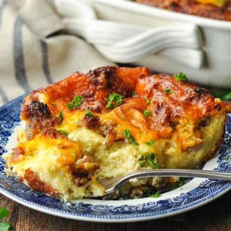 Sausage Breakfast Casserole The Seasoned Mom