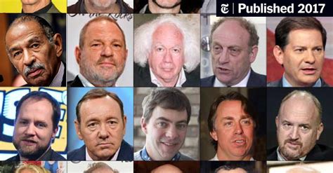 After Weinstein 71 Men Accused Of Sexual Misconduct And Their Fall From Power The New York Times
