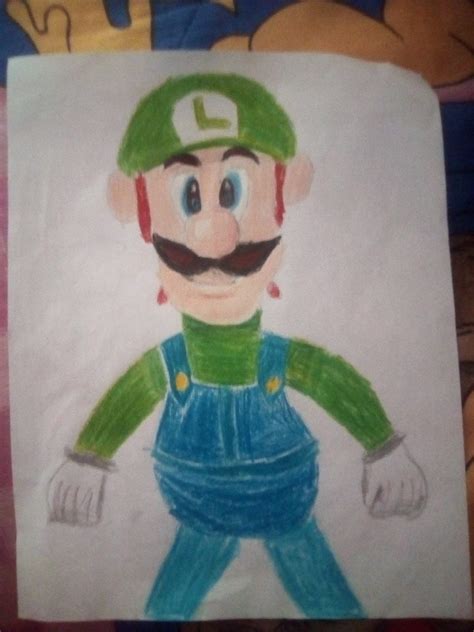 Dibujo De Luigi De Mario Bros Con Colores •arte Amino• Amino